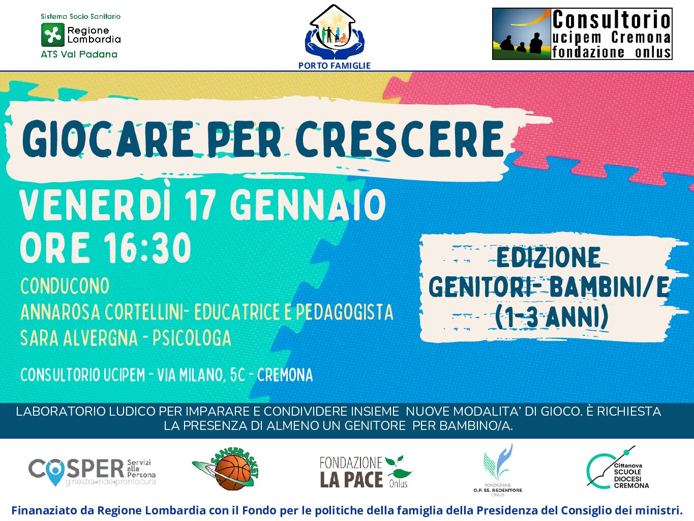 GIOCARE PER CRESCERE