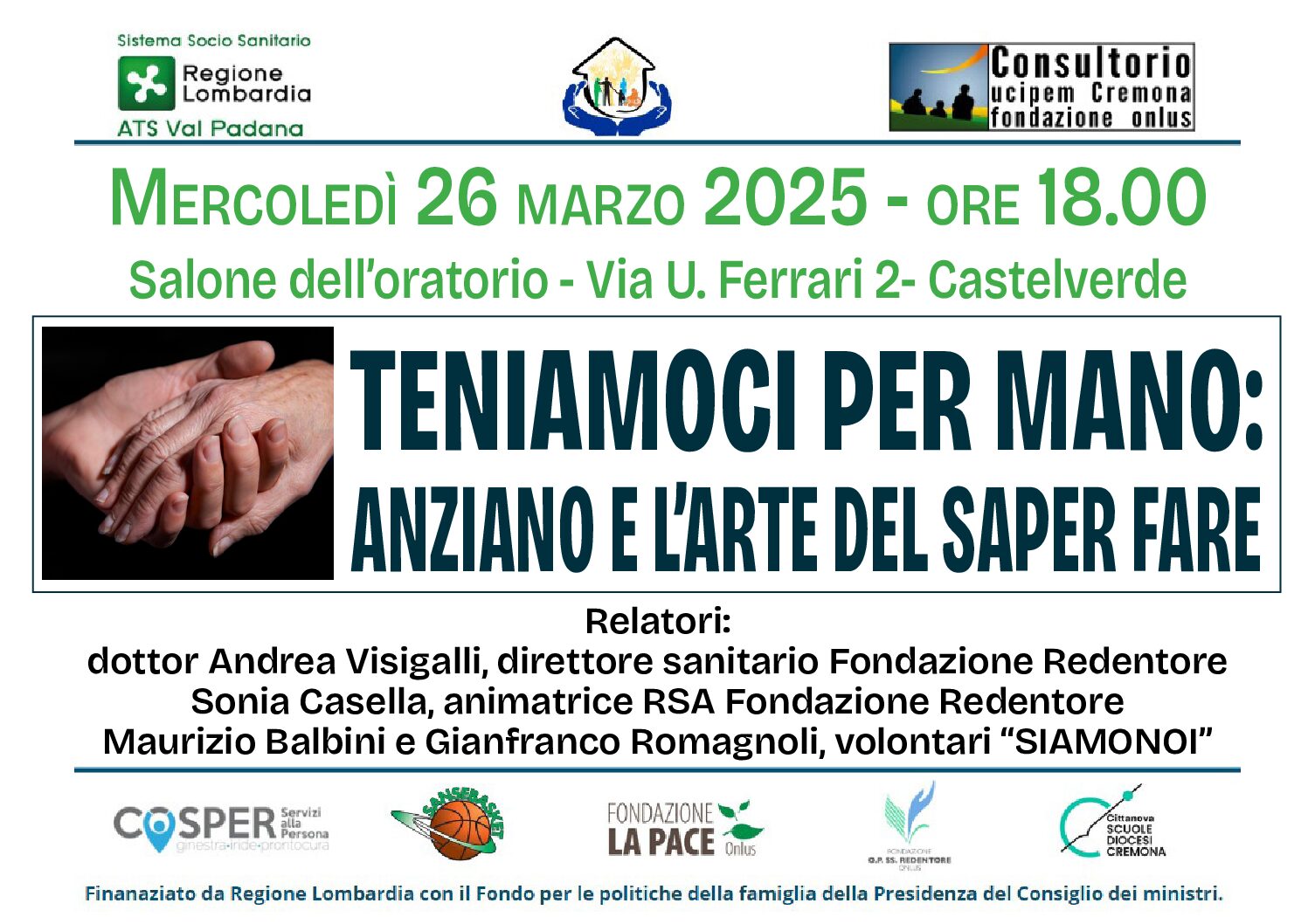 L’ANZIANO E L’ARTE DEL SAPER FARE