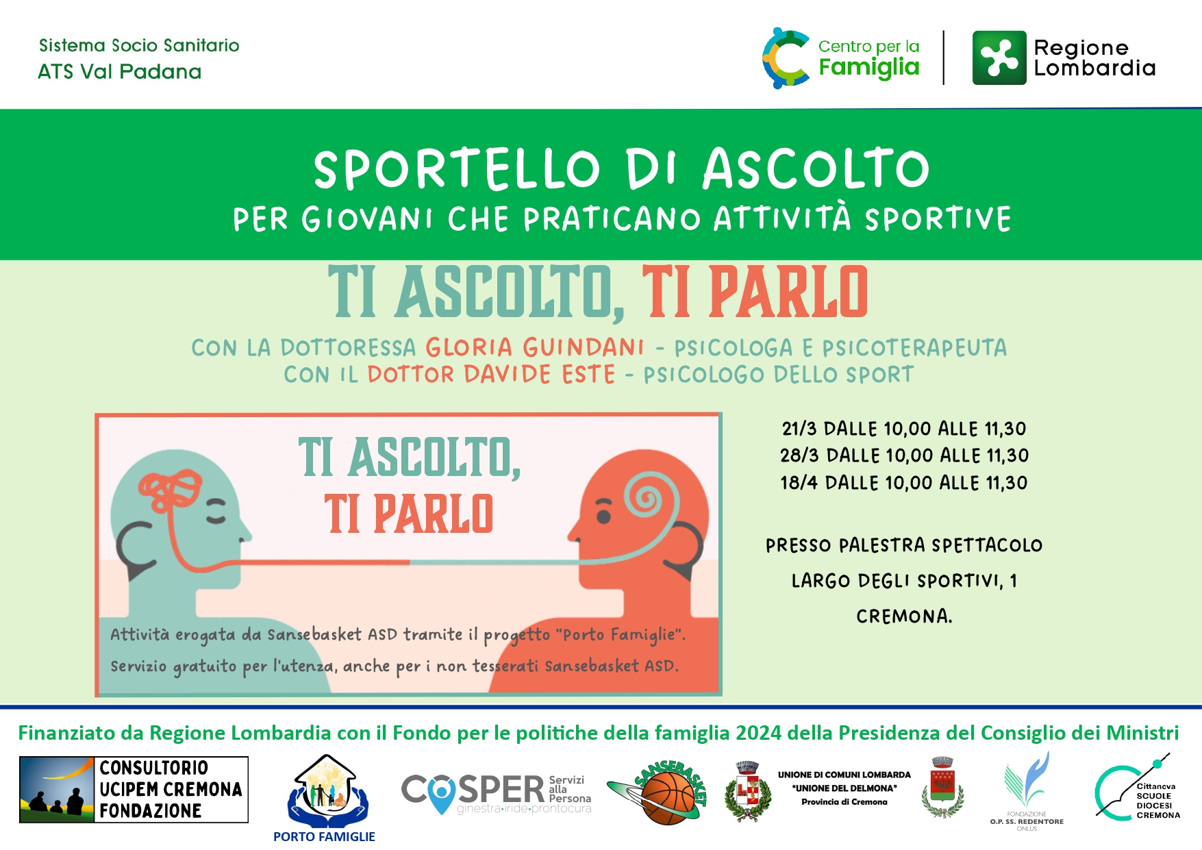 SPORTELLO DI ASCOLTO